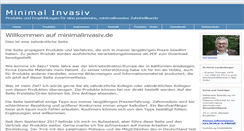 Desktop Screenshot of minimalinvasiv.de